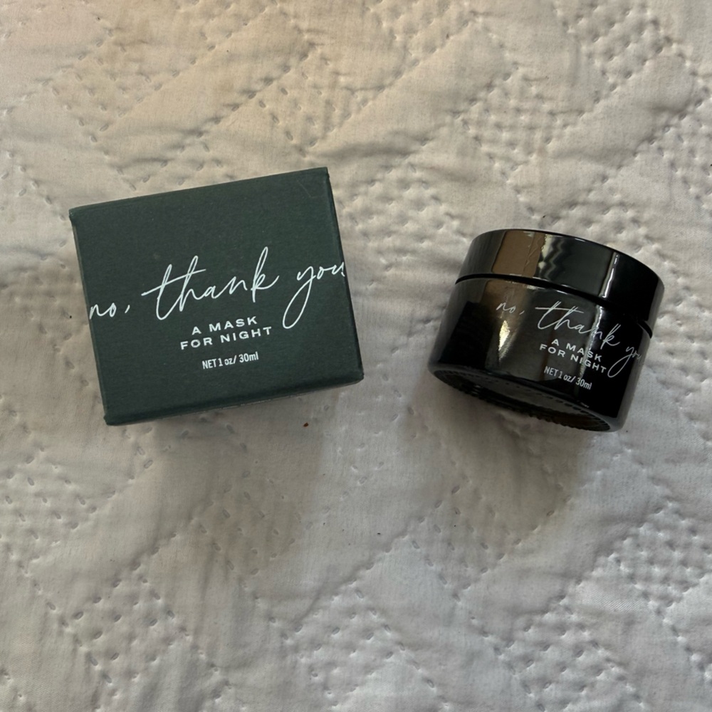 No, Thank You A Mask For Night 1 oz NEW in Box
